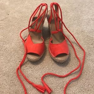 Lace up espadrille Heels